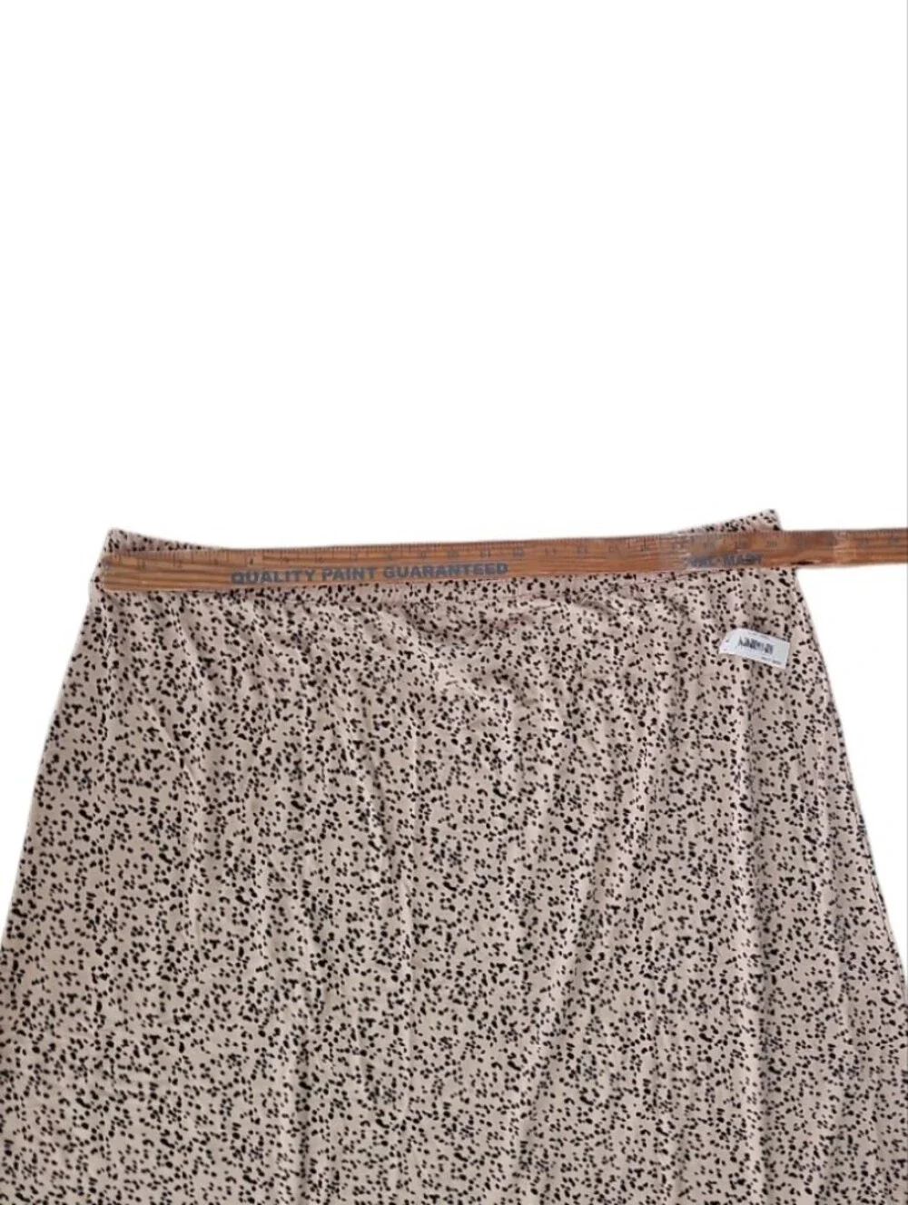 Leopard Print Maxi Skirt Women XXL Side Slit Stretch Pull On NWT Neutral Travel